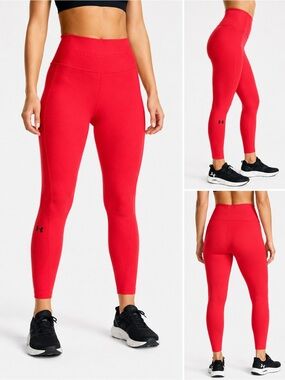 NWT UnderArmour Vanish Seamless Compression Leggings Women’s Lg Coral High Rise
